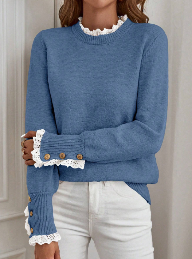 Winter Sky Pearl Sweater